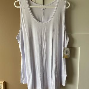 LuLaRoe 3XL Solid White Tank Top